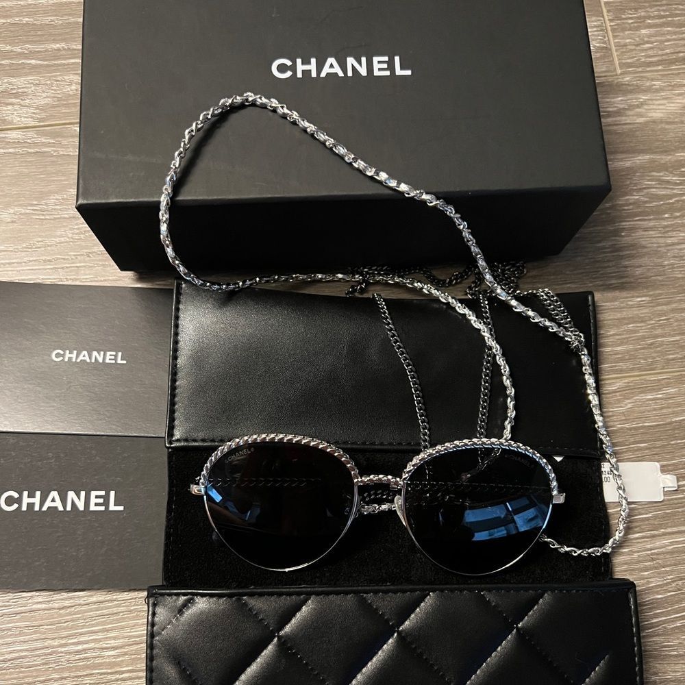 Chanel Pantos Chain Sunglasses